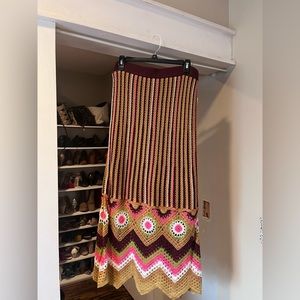 Crochet maxi skirt